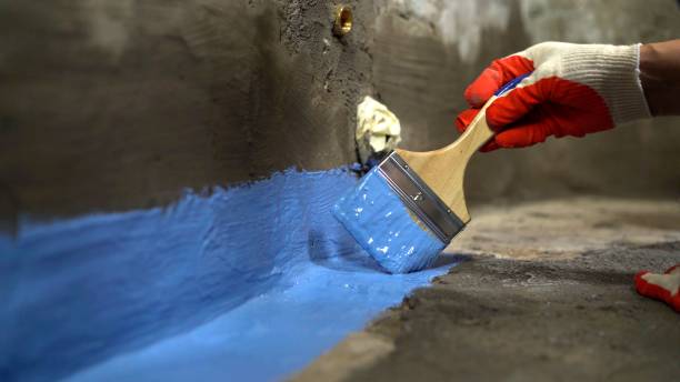 Commercial Waterproofing project at a Brighton, TN business property by SJ Waterproofing Pros
